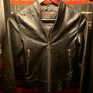 AG Adriano Goldschmied women’s leather jacket